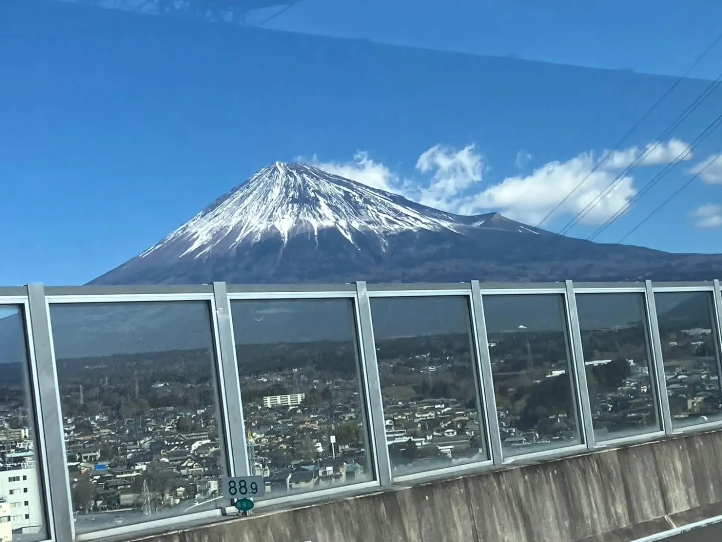 先日、移動中に富士山🗻