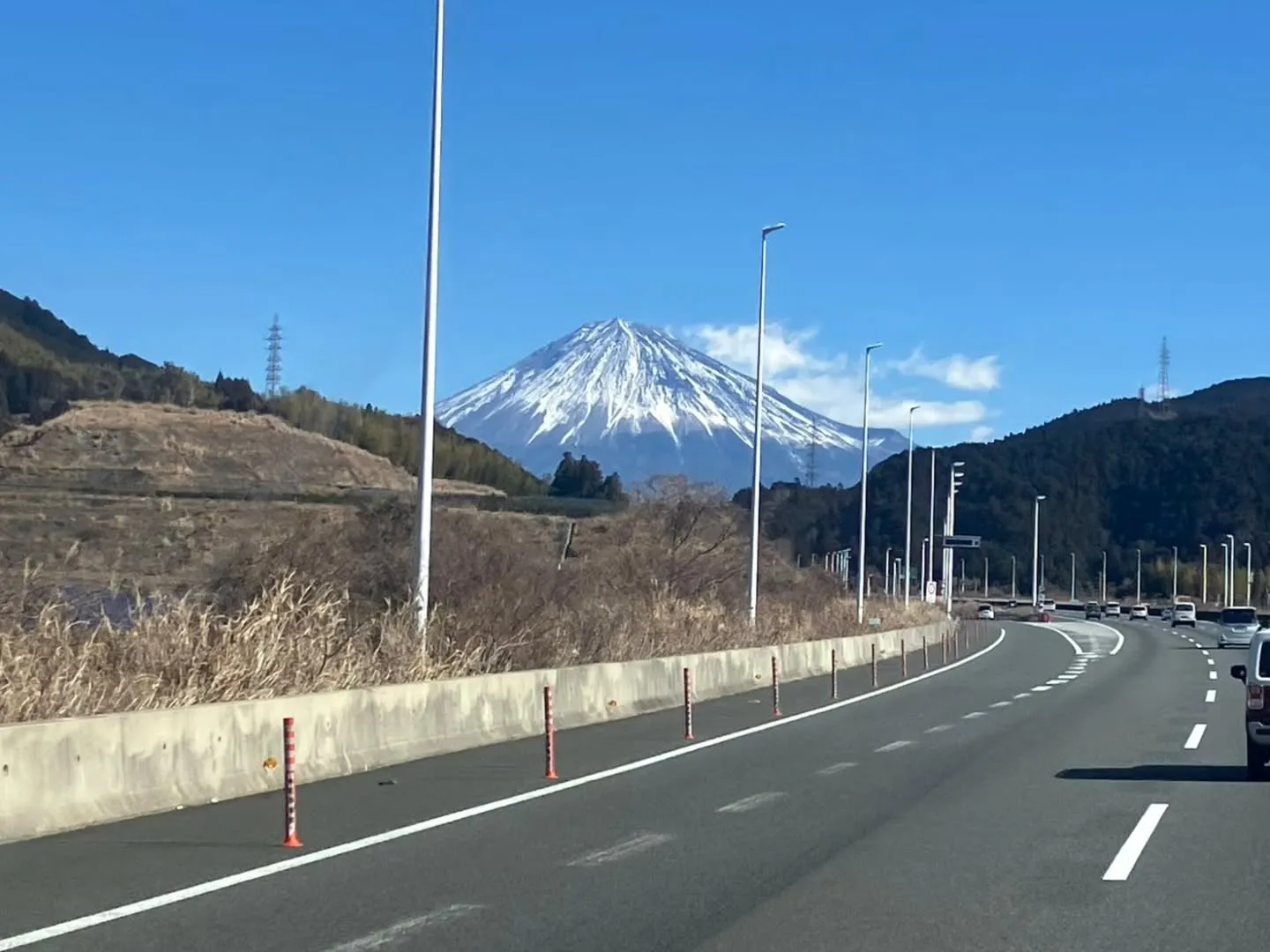 先日、移動中に富士山🗻