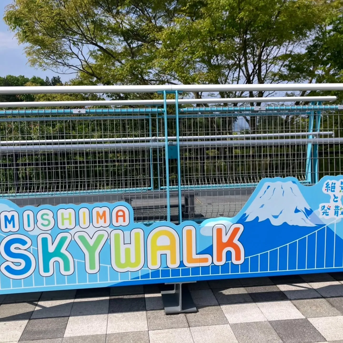 蓬莱橋からの、三島スカイウォークへ🌉