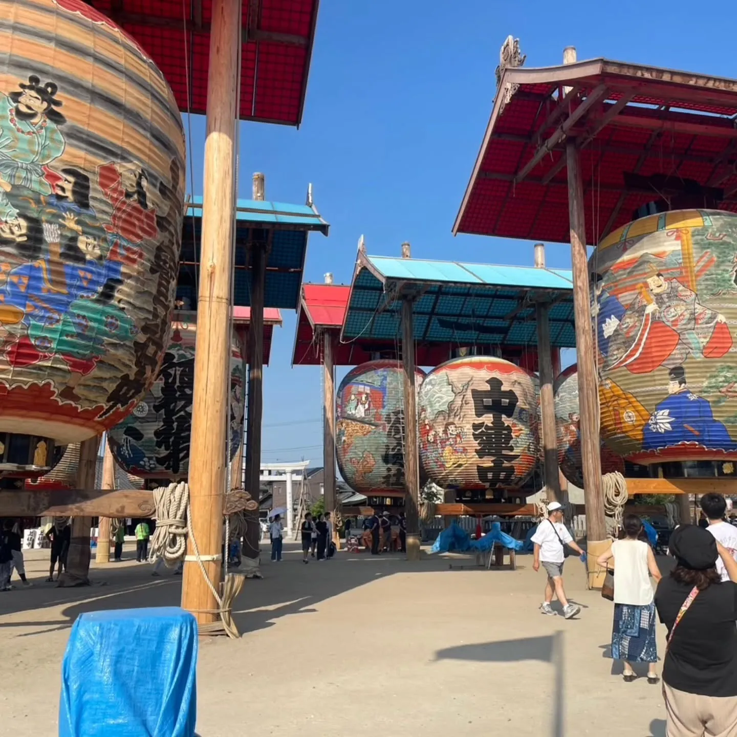 西尾市は一色の三河一色大提灯まつりに行ってきました☆